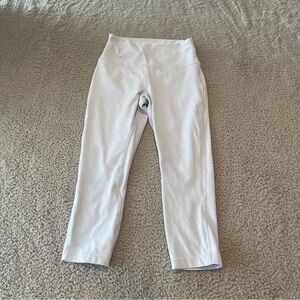 Lululemon Align High-Rise Crop 21"  Double Line Leggings Pastel Blue Size 8